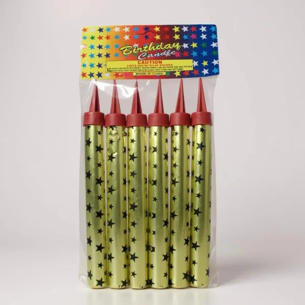 Свічки-феєрверки 20 см для тортів, набір 6 шт. — яскравий ефект для святкового моменту.