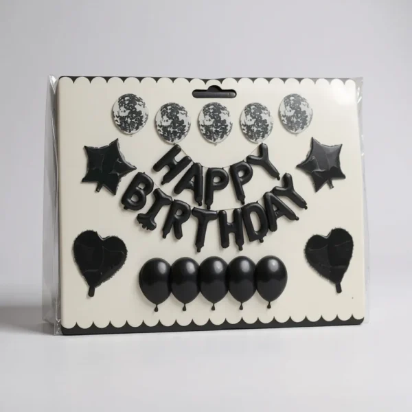 Набір повітряних кульок Happy Birthday — 27 шт.
