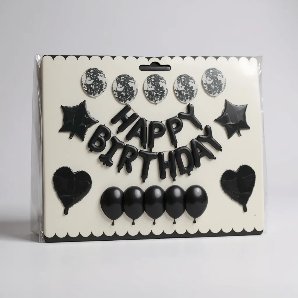 Набір повітряних кульок Happy Birthday — 27 шт.