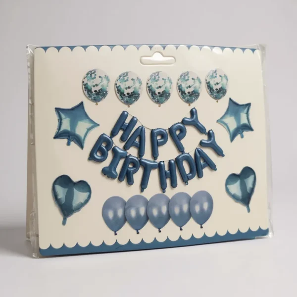 Набір повітряних кульок Happy Birthday — 27 шт.
