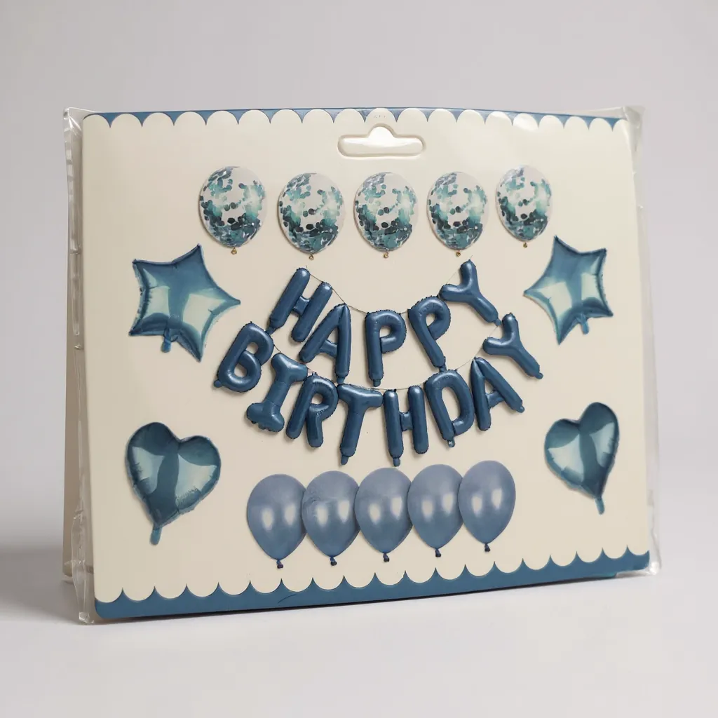Набір повітряних кульок Happy Birthday — 27 шт.