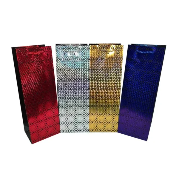 Подарункові пакети 12×35×10 см – 12 шт, картон