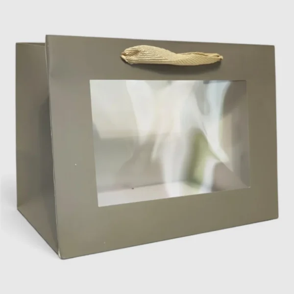Подарункові пакети 18×13,5×11 см – 12 шт, картон
