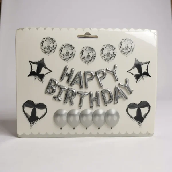 Набір повітряних кульок Happy Birthday — 27 шт.