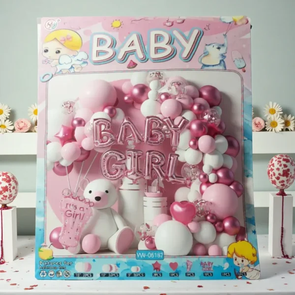 Набір повітряних кульок "Baby Girl"