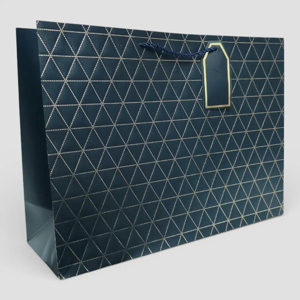 Подарункові пакети 23×18×10 см — 12 шт, картон - Зображення 4