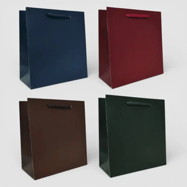 Подарункові пакети 14×15×7 см – 12 шт, картон