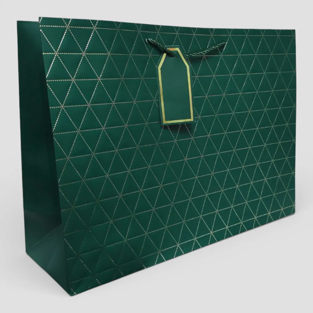 Подарункові пакети 23×18×10 см — 12 шт, картон - Зображення 2