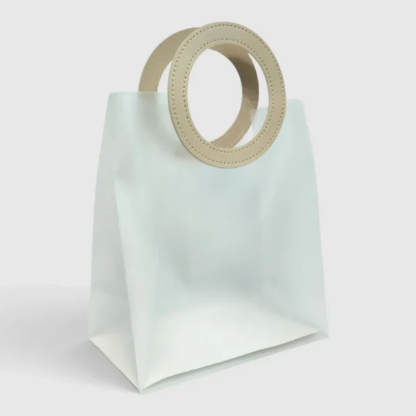 Прозорий подарунковий пакет 26×32×14,5 см, 12 шт.