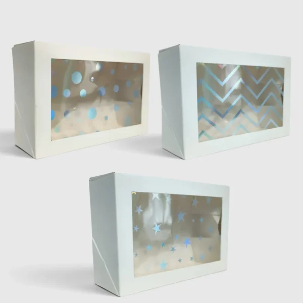 Подарункові коробки 22,2×14,5×7 см, складні — 12шт