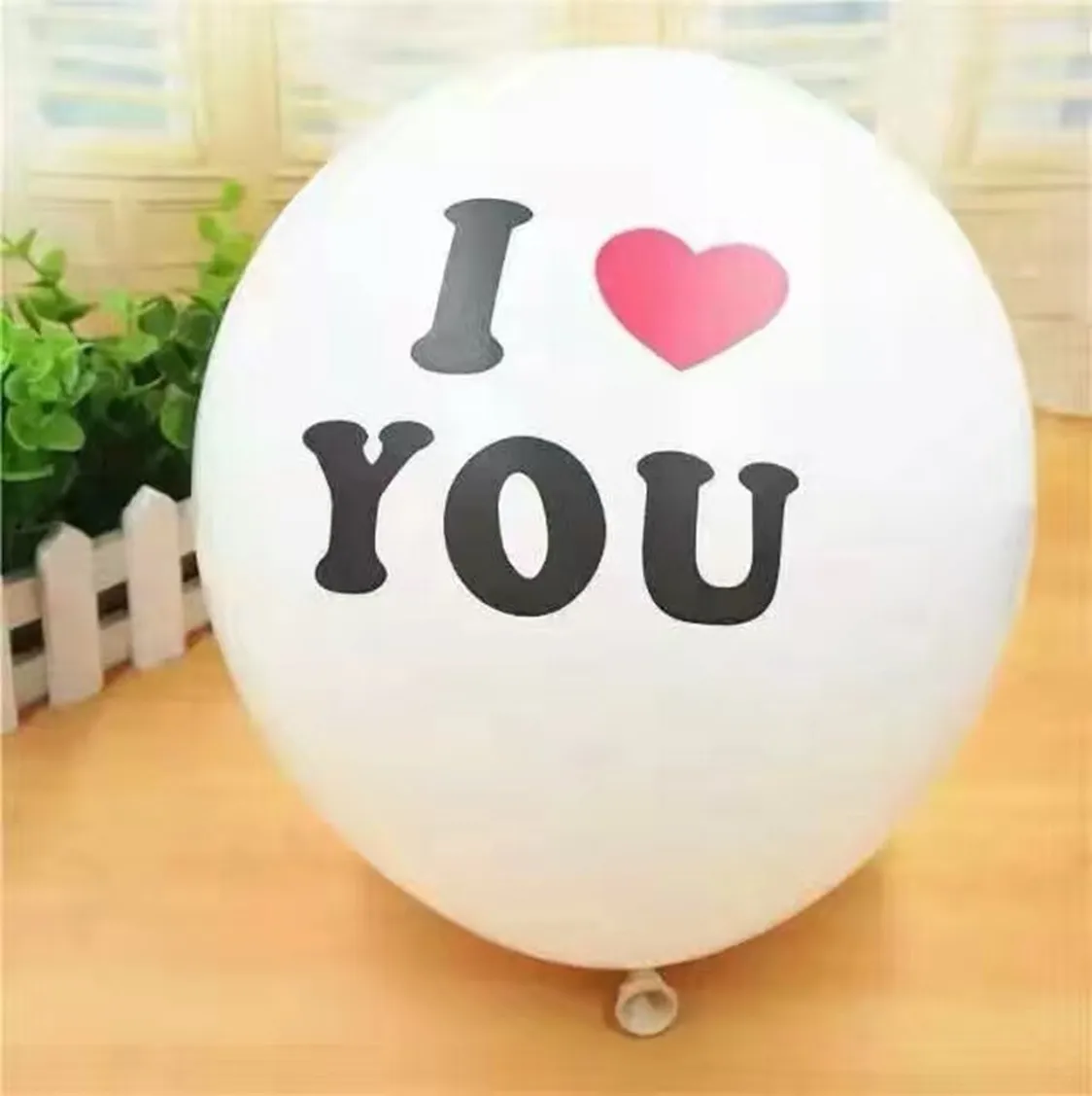 Набір повітряних кульок «I Love You» — 12 шт., 12 дюймів - Зображення 3