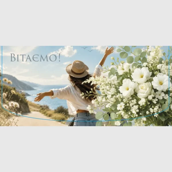 Конверти для грошей «Вітаємо» — 10 шт